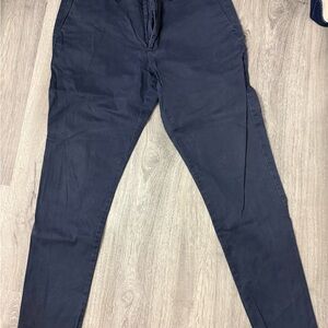 DKNY Men's Dark Blue Chinos